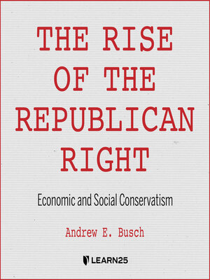 cover image of The Rise of the Republican Right